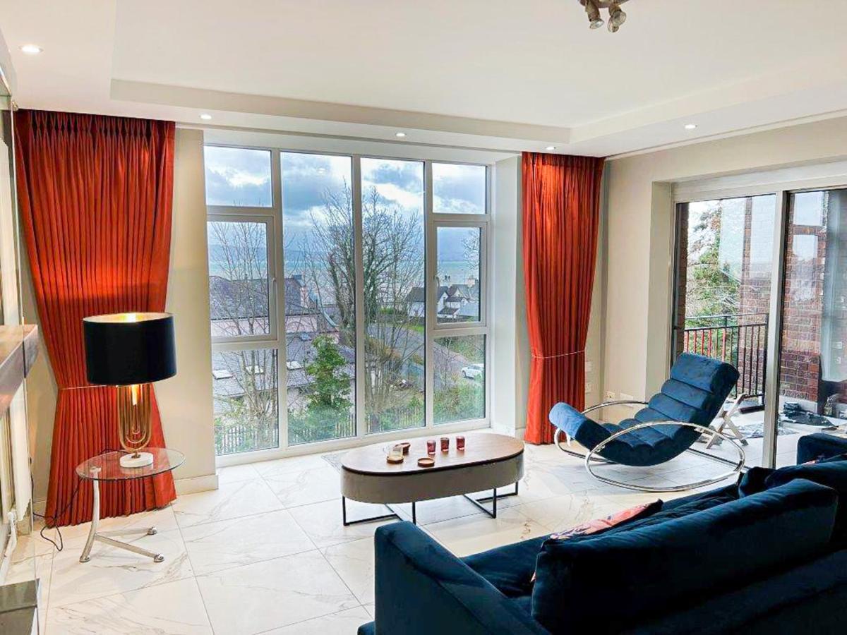Modern Luxurious Apartment W/ Patio Balcony & View Jordanstown Exterior foto